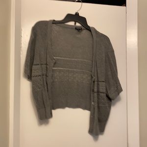 Torrid shirt sleeve cropped sweater
